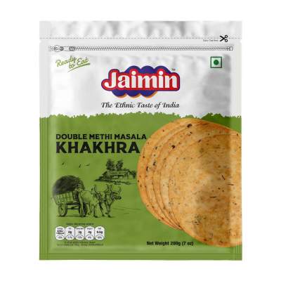 Jaimin Double Methi Masala Khakhra 200g