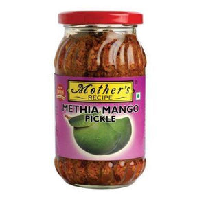 "Mother's Premium Mango Methia Pickle 500g jar"