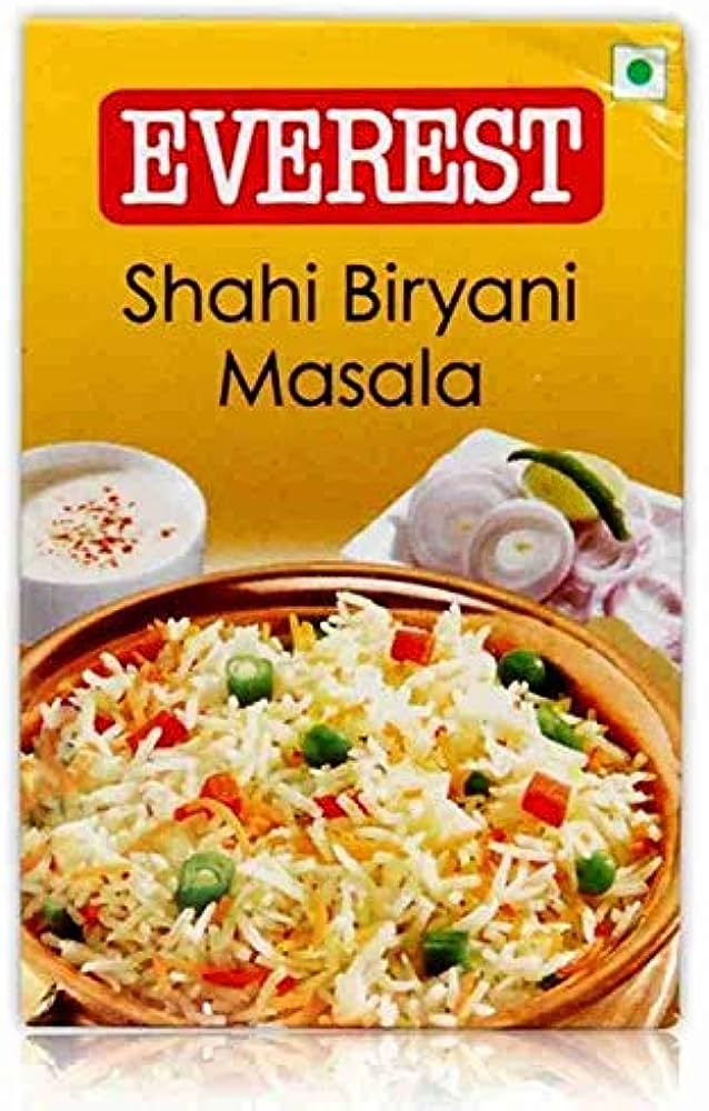 "Everest Shahi Biryani Masala 50g pack"