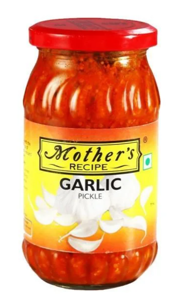 "Mother's Premium Garlic Pickle 500g jar"