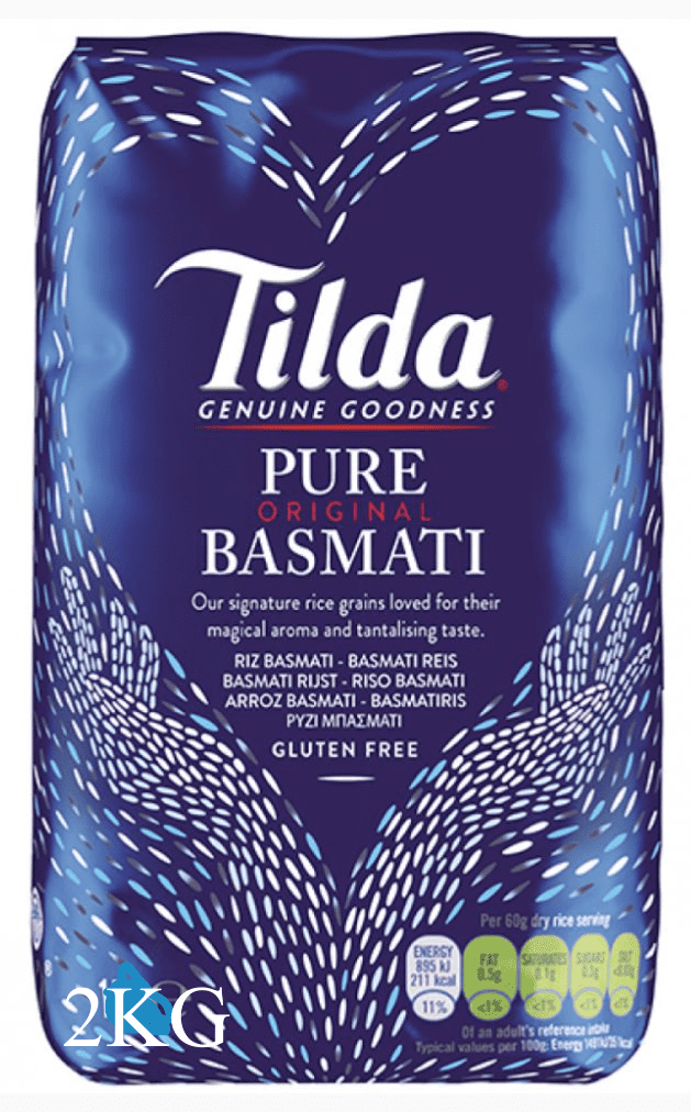 Shop Tilda Basmati Rice 2kg at Grocerywala