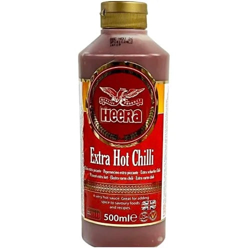 Heera Extra Hot Chilli Sauce 500ml