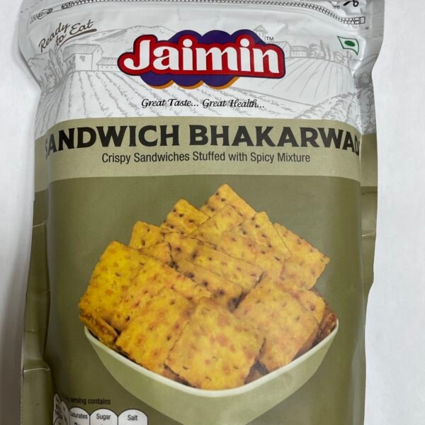 Shop Jaimin Sandwich Bhakharwadi 200G at My Indian Grocer