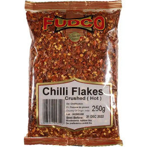 Shop Fudco Crushed Chilli Flakes Hot - 250g at Grocerywala