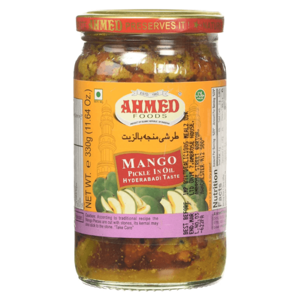 Shop Ahmed Mango Pickle Hyderabadi 400G at My Indian Grocer