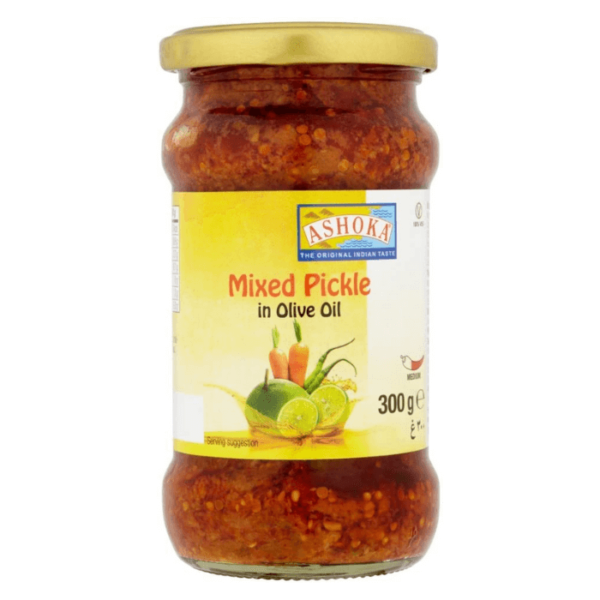 Shop Ashoka Pickle Mixed (Olive Oil) 300G at My Indian Grocer