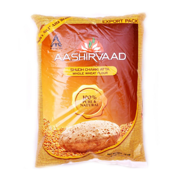 Shop Aashirvaad Shudh Chakki Whole Wheat Atta 5kg at Grocerywala