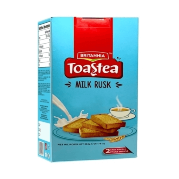 Shop Britannia Toastea Milk Rusk - 560g at Grocerywala