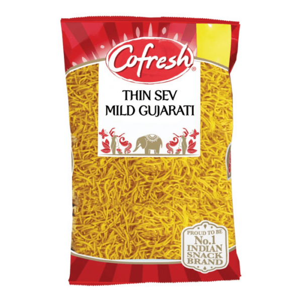 Shop Cofresh Thin Sev Mild Gujrati 350G at My Indian Grocer