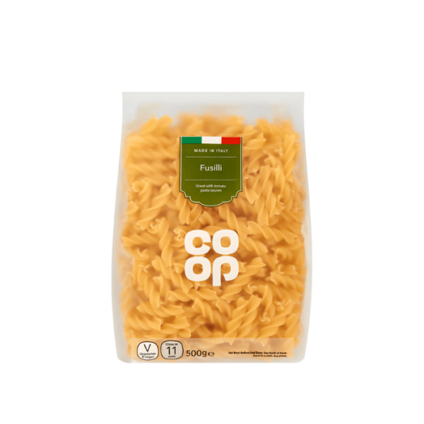 Shop Coop Fusilli Pasta Twists 500G at Grocerywala