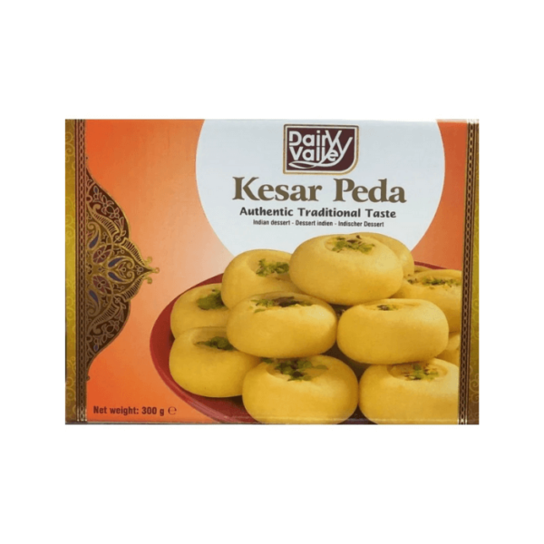 Shop Dairy Valley Sweet Kesar Peda 300Gm at My Indian Grocer