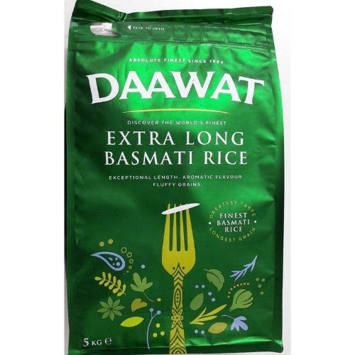 Daawat Basmati Extra Long 5Kg at Grocerywala