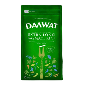 Shop Daawat Extra Long Basmati Rice 10kg at Grocerywala