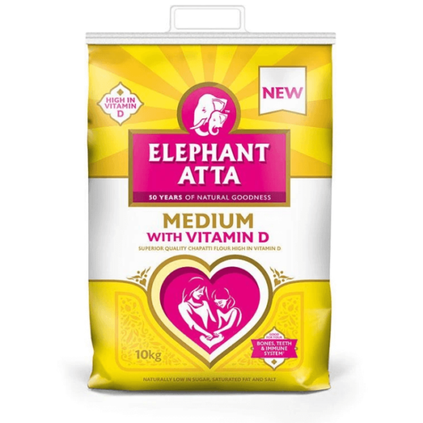 Shop Elephant Atta Medium With Vit D 10Kg at Grocerywala