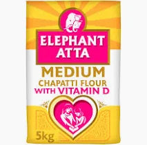 Shp Elephant Atta Medium With Vit D 5kg at Grocerywala