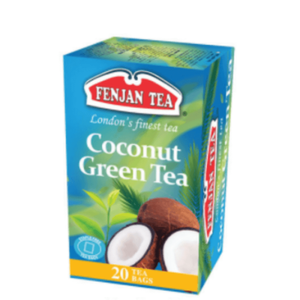 Shop Fenjan Green Tea With Coconut 20’S at My Indian Grocer