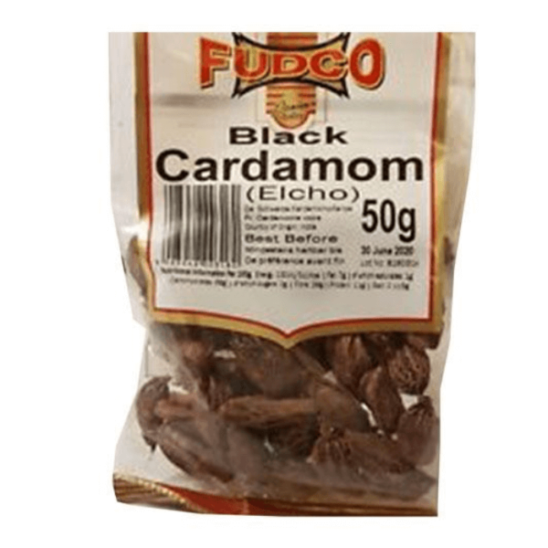 Shop Fudco Cardamom Black Whole 50G at My Indian Grocer