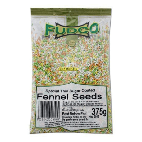 Shop Fudco Fennel Sugar Coated Thin 375g at Grocerywala