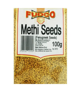 Shop Fudco Methi Seeds (Fenugreek) 100G at Grocerywala