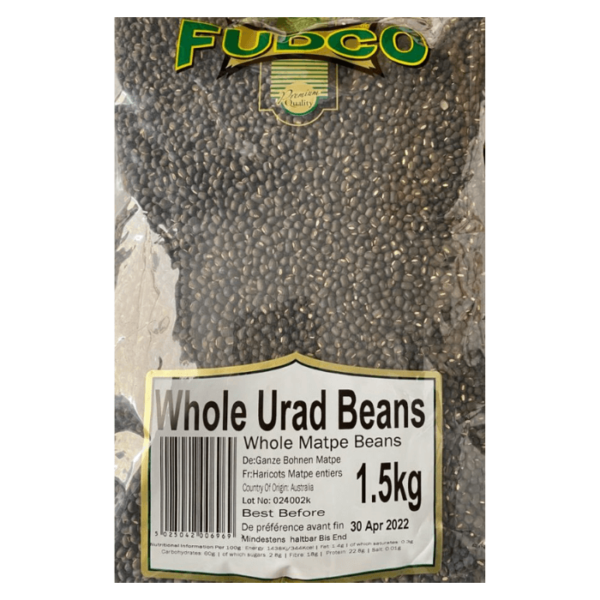 Shop Fudco Urad Bean Whole at My Indian Grocer