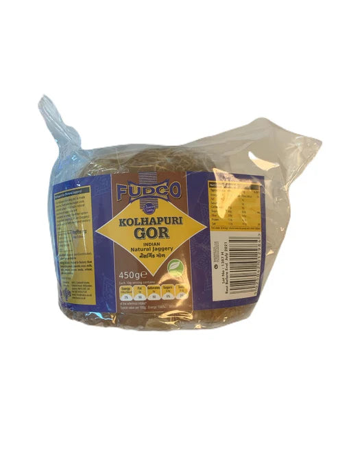 Shop Fudco Kohlapuri Jaggery 450g at Grocerywala