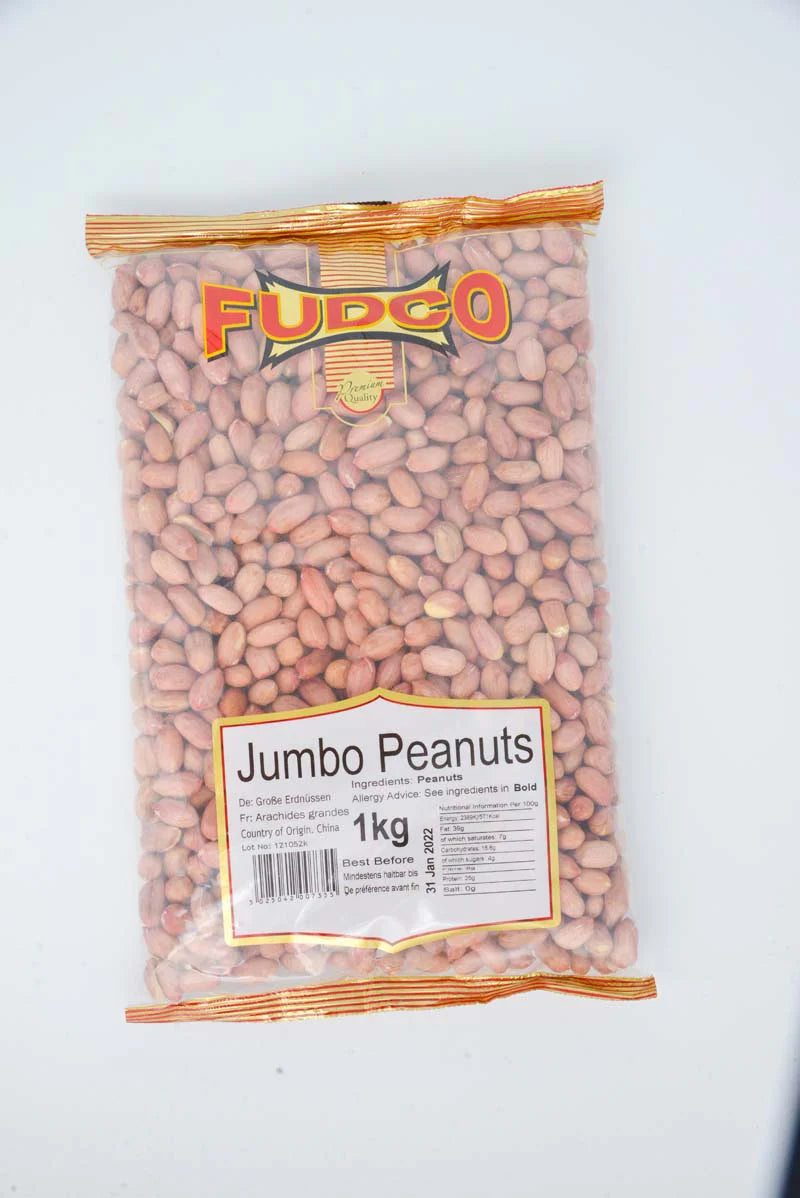 Shop Fudco Peanuts Jumbo Pink 1Kg at Grocerywala