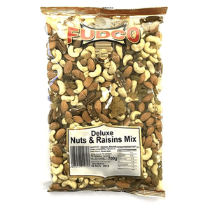 Shop Fudco Deluxe Nuts Raisins Mix 700g at Grocerywala