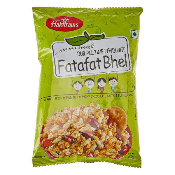 Shop Haldiram Bhel Fatafat 150G at My Indian Grocer