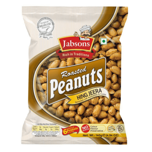 Shop Jabsons Peanuts Hing Jeera 140G at My Indian Grocer