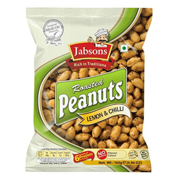 Shop Jabsons Peanuts Lemon Chilli 140G at My Indian Grocer