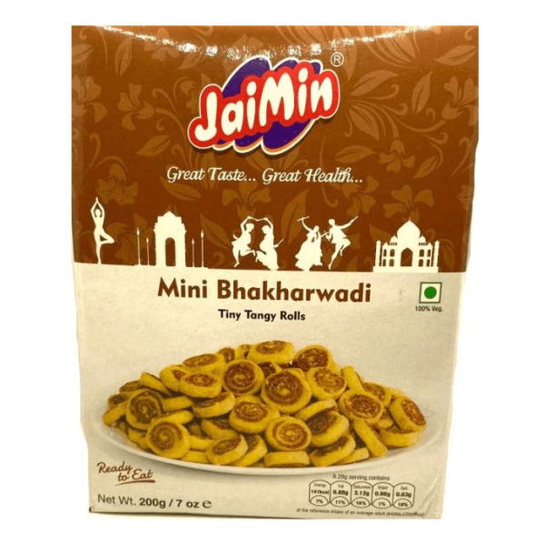 Shop Jaimin Mini Bhakharwadi 200G at My Indian Grocer