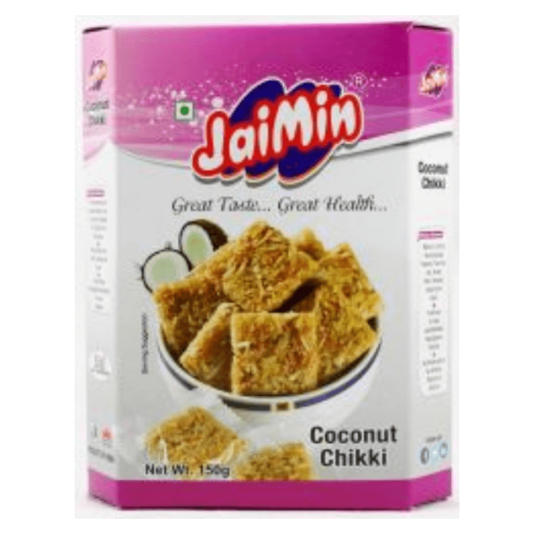 Shop Jaimin Chikki Coconut 150G at My Indian Grocer