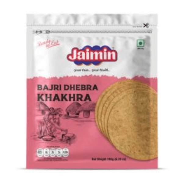 Shop Jaimin Khakhra Bajri Dhebra 180G at My Indian Grocer