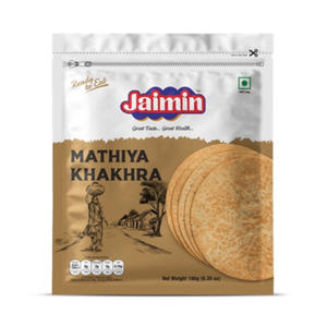 Shop Jaimin Mathia Khakhra 180G at My Indian Grocer