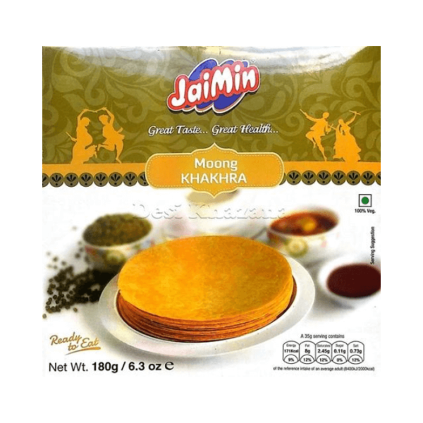 Shop Jaimin Moong Khakhra 180G at My Indian Grocer