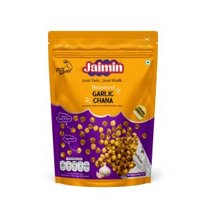 Shop Jaimin Roasted Garlic Chana 200g at Grocerywala