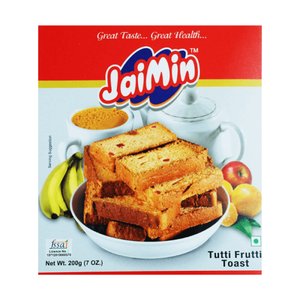 Shop Jaimin Tutti Frutti Toast 200G at My Indian Grocer