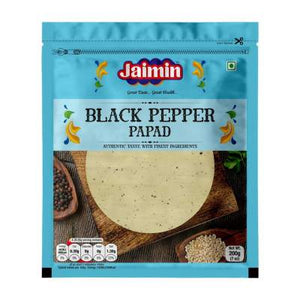 Shop Jaimin Black Pepper Papad 200g at Grocerywala