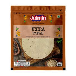 Shop Jaimin Jeera Papad 200g at Grocerywala