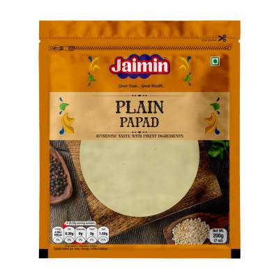 Shop Jaimin Plain Papad 200g at Grocerywala