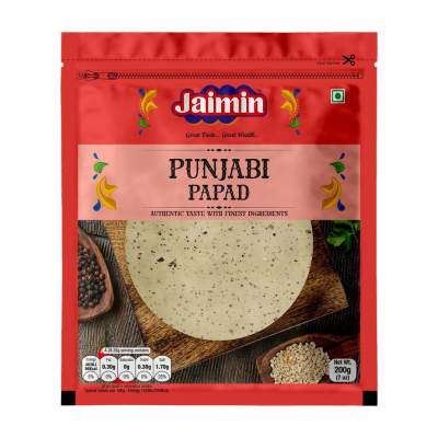 Shop Jaimin Punjabi Papad 200g at Grocerywala