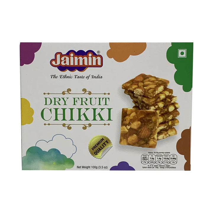 Shop Jaimin Chikki Dryfruit 100G at Grocerywala