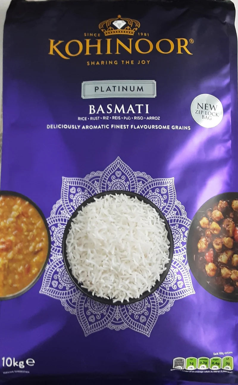 Shop Kohinoor Extra Flavour Basmati Blue 10kg at GRocerywala