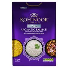 Shop Kohinoor Extra Flavour Basmati Blue 5kg at Grocerywala