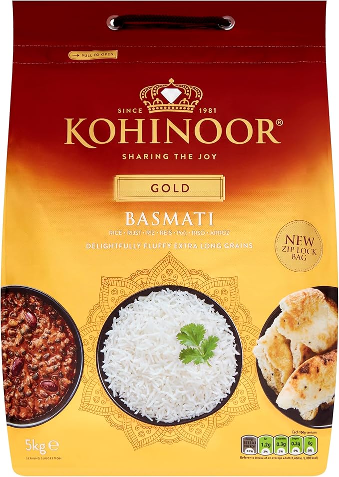 Shop Kohinoor Extra Long Basmati Gold 10kg at Grocerywala