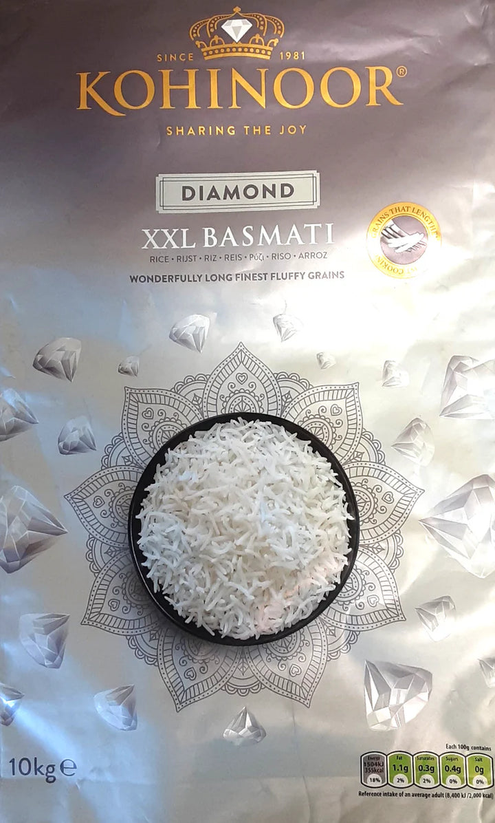 Shop Kohinoor XL Basmati Diamond 5kg at Grocerywala