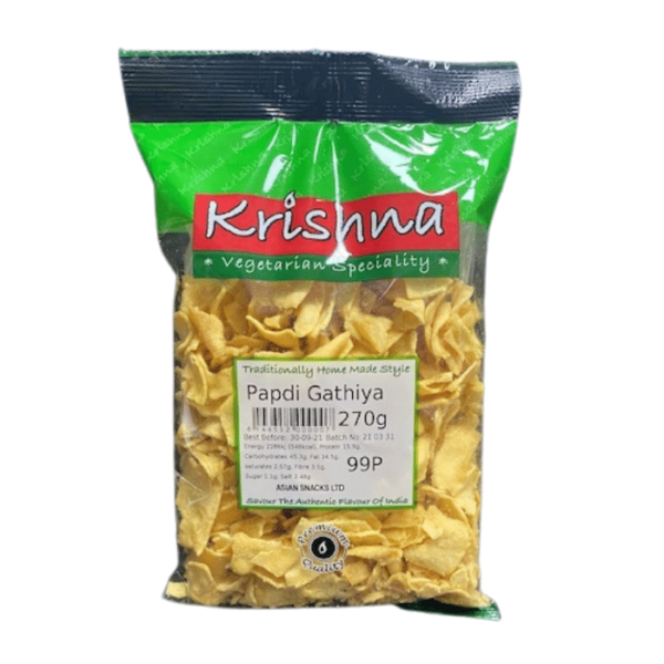 Shop Krishna Papdi Gathiya 270G at My Indian Grocer