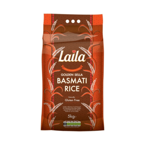 Shop Laila Golden Sella Basmati 5kg at Grocerywala