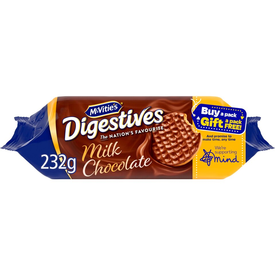 McVitie's Milk Chocolate Digestive Biscuits 232g