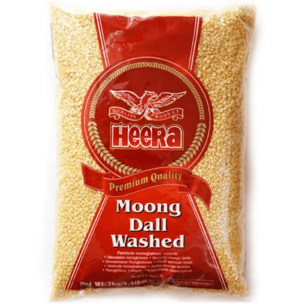 Heera Moong Dal Washed 2KG - Lentils